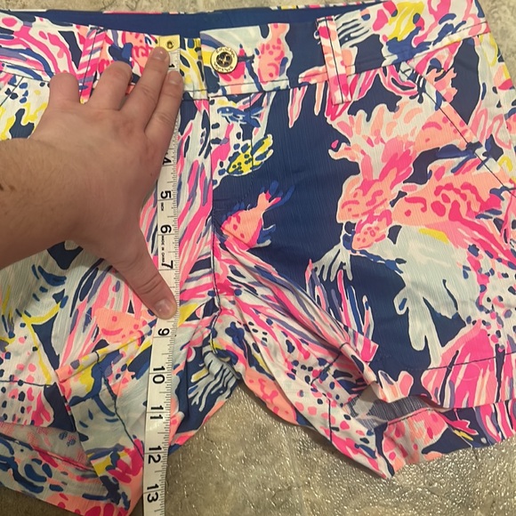 NWOT Lilly Pulitzer The Callahan Short Tropical 2 100% Cotton - Picture 8 of 13